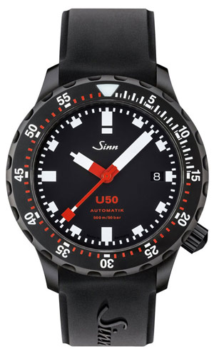 SINN(ジン) 2020新作 Uボート・スチールを採用した500m防水のダイバーズウォッチ。ジン「U50」シリーズ