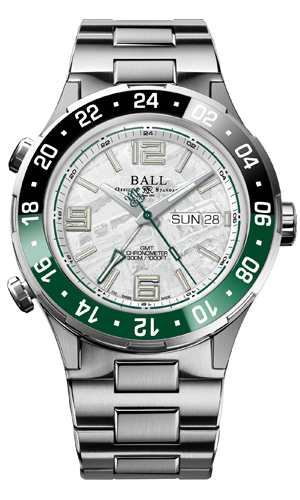 BALL WATCH(ボール ウォッチ) 2025新作 ギベオン隕石ダイヤル採用のボール ウォッチ「ロードマスター マリン GMT メテオライト」に新ベゼルカラー追加で魅力をさらに拡張!