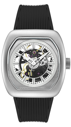 ZEROO(ゼロ) 2026新作 モダンなトノーケースとクラシックな文字盤を融合した新世代スケルトンウォッチ。「ゼロ M6 UFO スケルトン メカニカル」