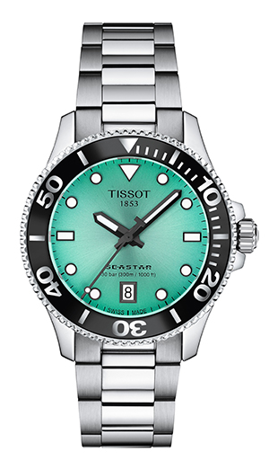 TISSOT(ティソ) 2026新作 ティソ シースターコレクションに新たな彩りを加える新作が登場。「ティソ シースター 1000 クォーツクロノグラフ」「ティソ シースター 1000 クォーツ」
