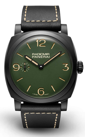 PANERAI(パネライ) 4つのアイコニックでクラシックなラジオミールにマットグリーンダイアルのブティック限定モデルが登場