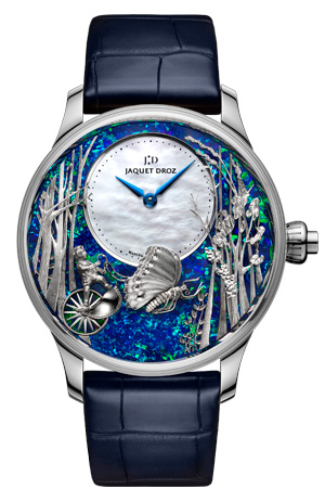 JAQUET DROZ(ジャケ・ドロー) ジャケ・ドローが天然石文字盤の美しい芸術性を披露