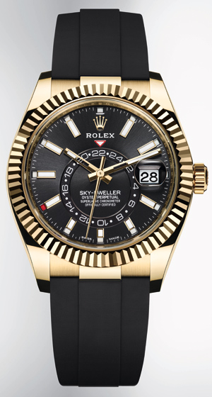 ROLEX(ロレックス) 2020新作 ロレックス「オイスター パーペチュアル スカイドゥエラー」クラシックコレクションの時計で初めてオイスターフレックス ブレスレットを装備。