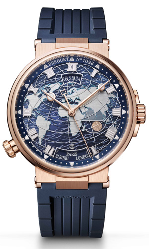 BREGUET(ブレゲ) 2022新作 技術とデザインの偉業が融合。日常から世界の旅へと誘う、ブレゲ「マリーン オーラ・ムンディ 5557」