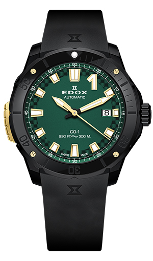 EDOX(エドックス) 2026新作 デザイン、実用性、プロ仕様スペックを高次元で融合した新たなスタンダードダイバーズ。エドックス「クロノオフショア1 ベゼルロック デイト オートマティック」