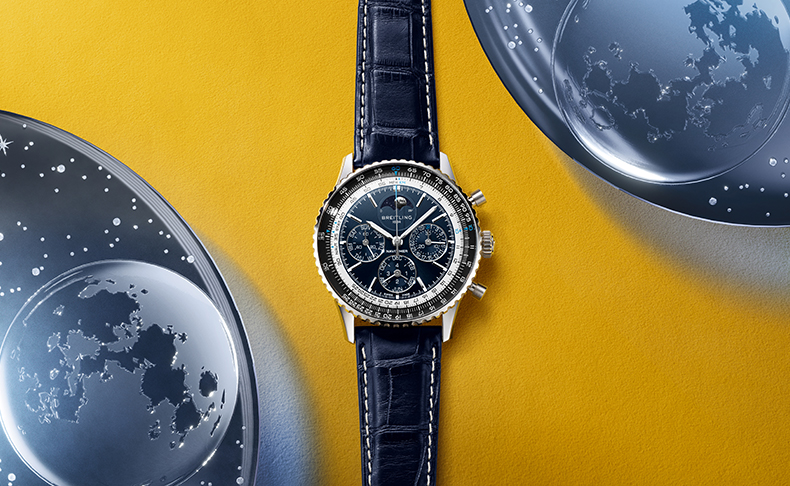 BREITLING(ブライトリング) 2026新作 高高度から着想を得た2つのナビタイマー パーペチュアルカレンダー クロノグラフが登場。ブライトリング「ナビタイマー B19 クロノグラフ 43 パーペチュアルカレンダー」