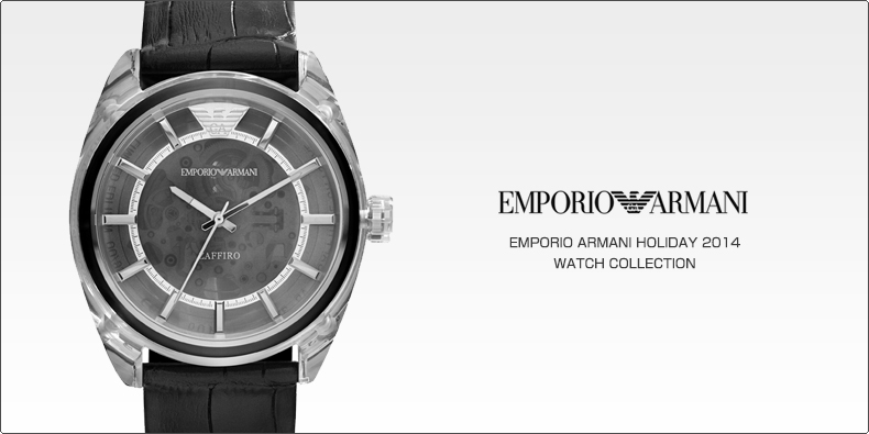 エンポリオ アルマーニ EMPORIO ARMANI HOLIDAY 2014 WATCH COLLECTION