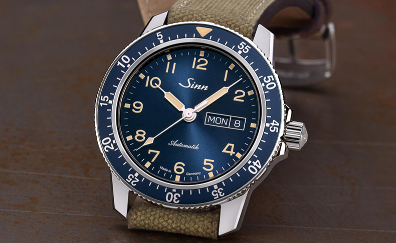 ジン Sinn 新作 ダークブルーとアイボリーの配色が魅力のパイロットウォッチ 104 St Sa A Be ブランド腕時計の正規販売店紹介サイトgressive グレッシブ