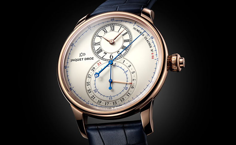 JAQUET DROZ(ジャケ・ドロー) 2019新作　グラン・セコンド コレクション初のクロノグラフ搭載モデルが登場