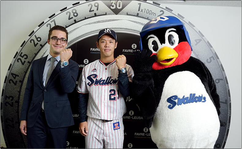  東京ヤクルトスワローズと小川泰弘投手がスポンサーに就任