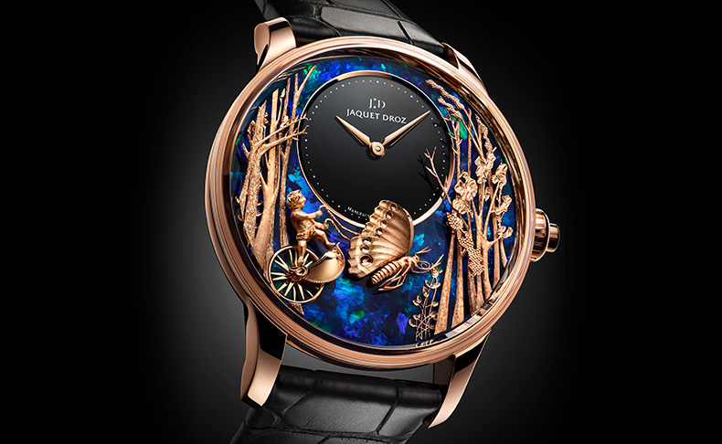 JAQUET DROZ(ジャケ・ドロー) ジャケ・ドローが天然石文字盤の美しい芸術性を披露