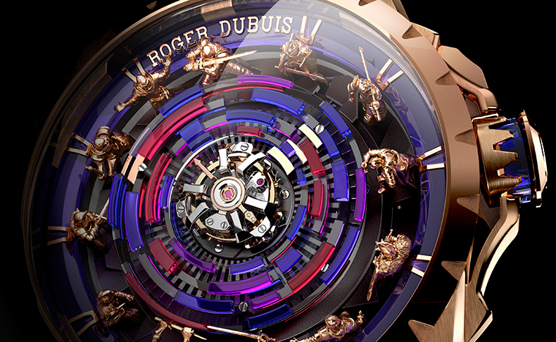 ROGER DUBUIS(ロジェ・デュブイ) 2022新作 12人の騎士が、強大なモノトゥールビヨンとともに重力と戦う。ロジェ・デュブイ「ナイツ オブ ザ ラウンドテーブル モノトゥールビヨン/X」登場