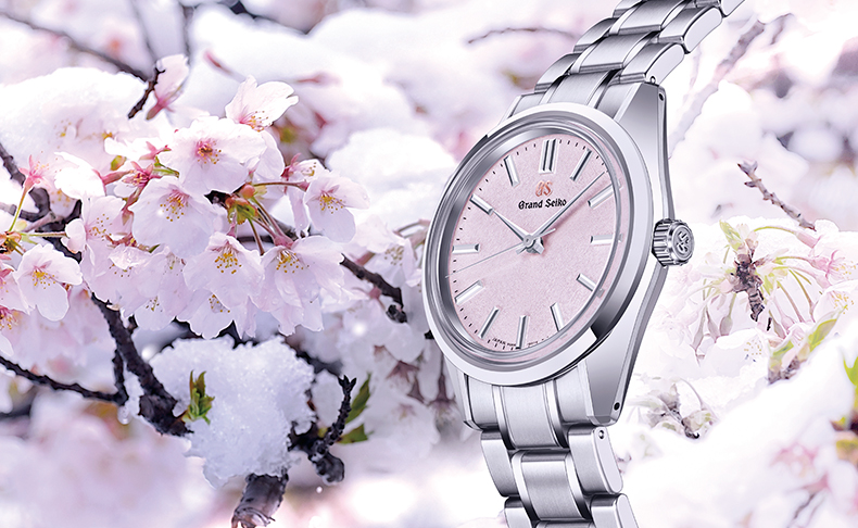 Grand Seiko(グランドセイコー) 2022新作 春の情景「桜隠し」を表現した、「44GS」55周年記念限定モデルが誕生。グランドセイコー「SBGW289」