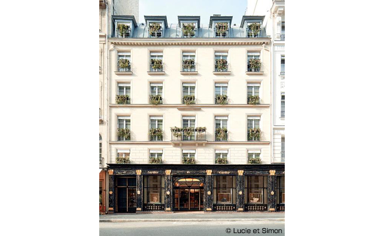 Cartier(カルティエ) 「カルティエ ブティック パリ ラペ通り 13 番地」2022年10月28日にリニューアルオープン