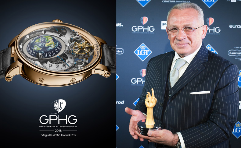 BOVET(ボヴェ) BOVETの天文時計『Recital 22 Grand Recital』が 2018 Grand Prix d' Horlogerie de Geneve の最優秀賞を受賞
