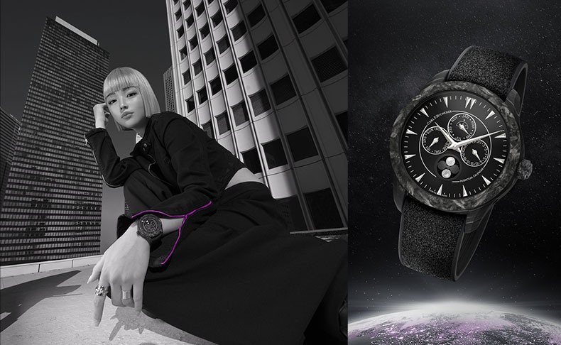 CARL F. BUCHERER(カール Ｆ. ブヘラ) バーチャルインフルエンサー＜Imma＞がカール F. ブヘラの新作「カプセルコレクション」の「マネロ ペリフェラル パーペチュアルカレンダー」とコラボレーション