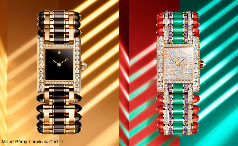 Cartier(カルティエ) 2023新作 象徴的なフォルムを起点にコードを覆した希少かつ貴重な要素をすべて付け加えた、カルティエのジュエリーウォッチ