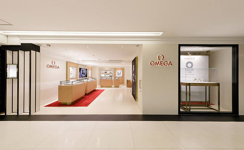 OMEGA(オメガ) 百貨店ショップインショップで日本最大の直営店。オメガショップ西武池袋 7月24日オープン