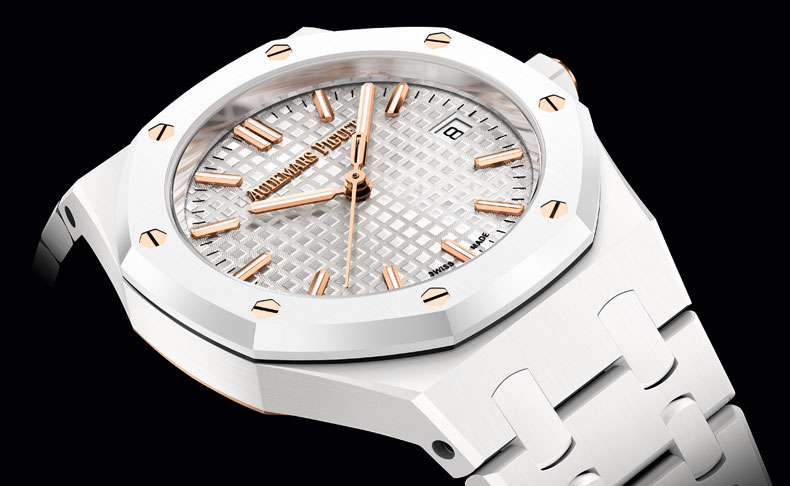 AUDEMARS PIGUET(オーデマ ピゲ) 2023新作 オーデマ ピゲ初のホワイトセラミックを採用した「ロイヤル オーク オートマティック / 34mm」が登場