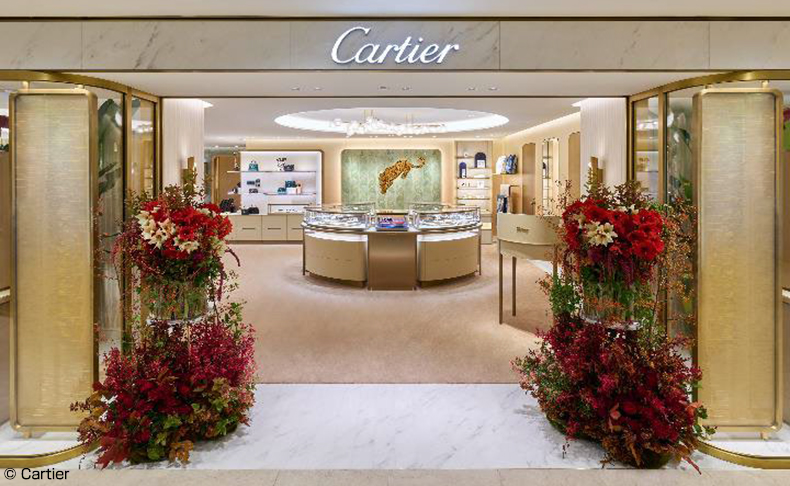 Cartier(カルティエ) カルティエ ブティック 髙島屋京都店、2023年11月10日(金) リニューアルオープン