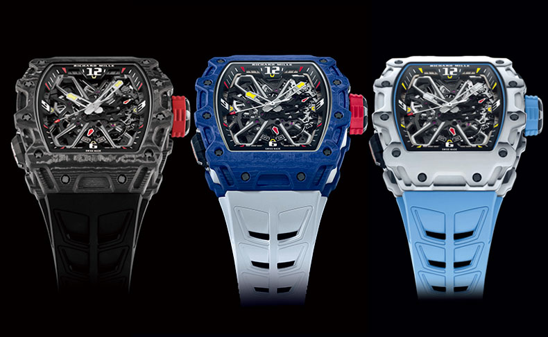 RICHARD MILLE(リシャール・ミル) 2023新作 特許取得済みのイノベーション。コレクションの4本目となるリシャール・ミル「RM 35-03 オートマティック ラファエル・ナダル」