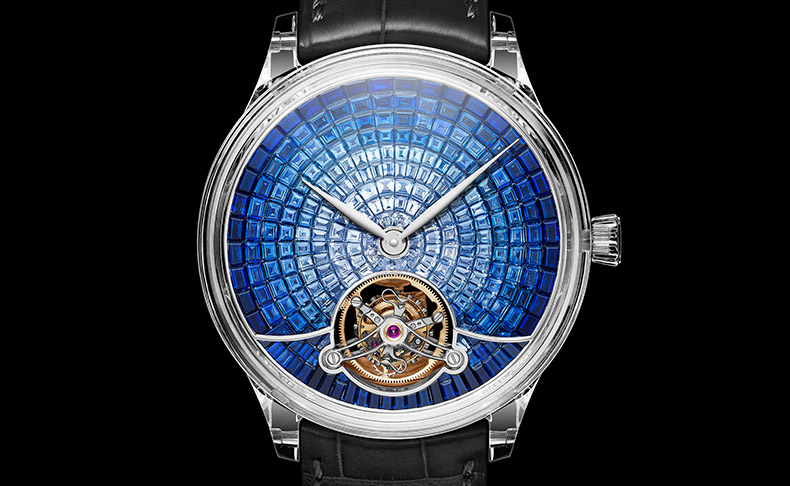 H.Moser & Cie.(H.モーザー) SIHH 2019新作 ファインジュエリーの美しさを湛える完全に透明なデザイン「ベンチャー トゥールビヨン サファイア」