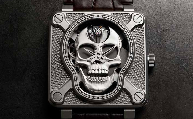 BELL & ROSS(ベル＆ロス) 薄笑いを浮かべる骸骨。オートマタムーブメントを搭載した新しいSkullウォッチ「BR 01 LAUGHING SKULL」