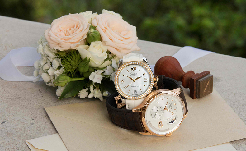 GLASHÜTTE ORIGINAL(グラスヒュッテ・オリジナル) ふたりの時を刻むペアウオッチ。グラスヒュッテ・オリジナル、ブティック銀座にてブライダルフェアを開催中