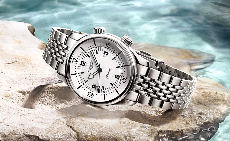 LONGINES(ロンジン) 2025新作 インナーベゼルが異彩を放つダイバーズウォッチ。「ロンジン レジェンドダイバー」に純白のマットホワイトダイアルモデルが新登場