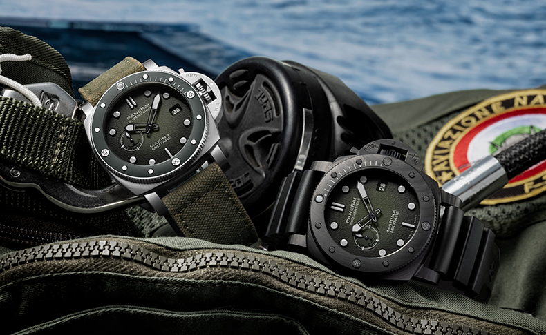 PANERAI(パネライ) 2025新作 マリーナミリターレとの長年にわたる歴史的なパートナーシップを記念して新作を発表。パネライ「サブマーシブル マリーナミリターレ」「サブマーシブル マリーナミリターレ カーボテック™」