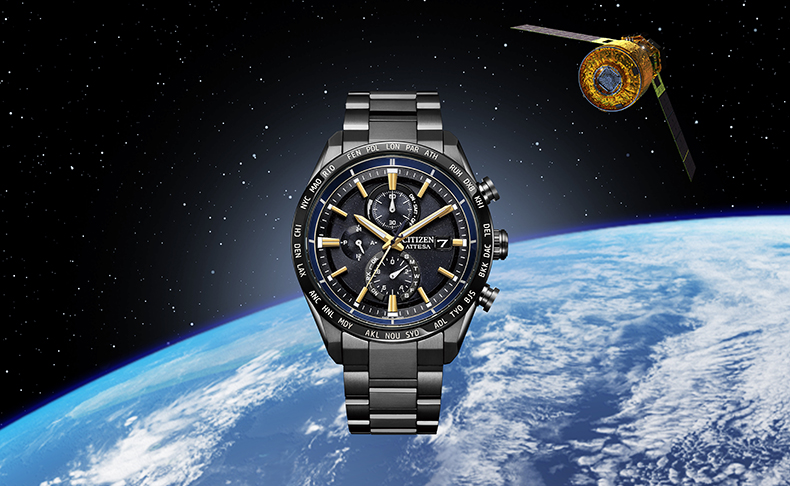 CITIZEN(シチズン) 2025新作 「シチズン アテッサ」より、JAXA新型宇宙ステーション補給機「HTV-X」をイメージした限定モデルが登場