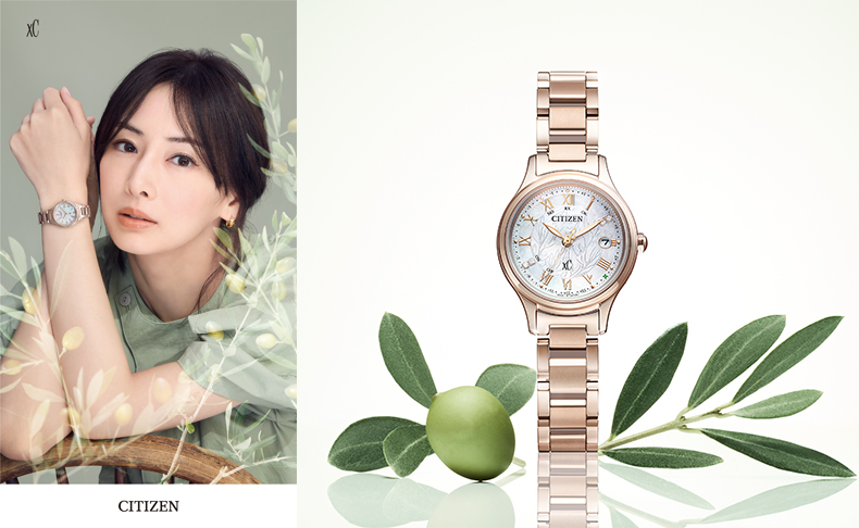 CITIZEN(シチズン) 2025新作 「シチズン クロスシー」より、北川景子さんが初めてデザインを監修した限定モデルが登場