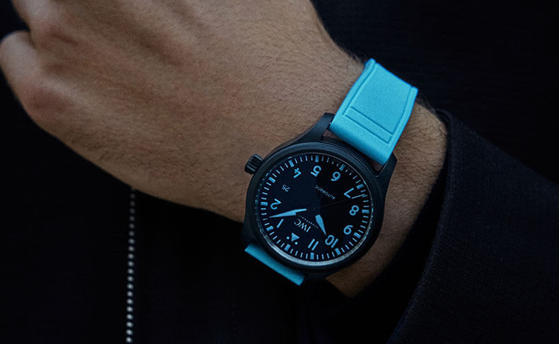 IWC(アイ・ダブリュー・シー) 2026新作 IWCがジョージ・ラッセルとタッグを組み、ドライバーのシグネチャーである “ブルー”を基調とした限定モデル「パイロット・ウォッチ・クロノグラフ 41・ジョージ・ラッセル」「パイロット・ウォッチ・オートマティック 41・ジョージ・ラッセル」を発表