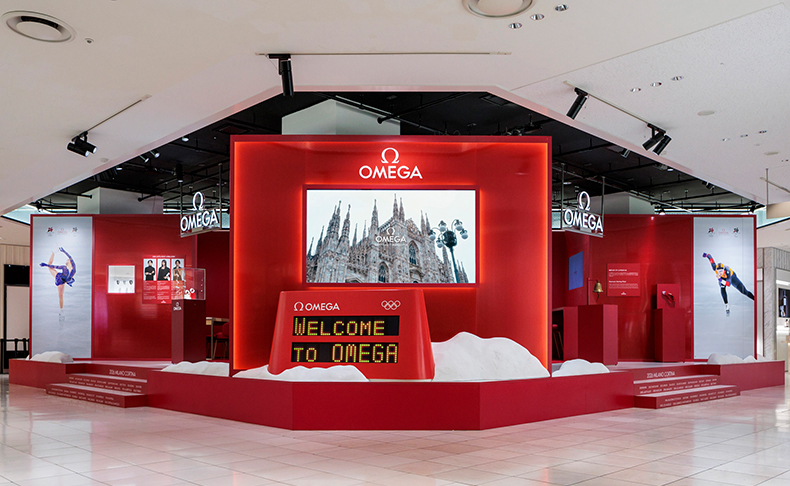 OMEGA(オメガ) 伊勢丹新宿店 本館1階 ザ・ステージにて「オメガ ミラノ・コルティナ 2026」スタート。2026年2月11日～2026年2月17日まで