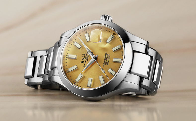 BALL WATCH(ボール ウォッチ) 2026新作 確かな精度と信頼性を礎に、落ち着いた華やかさを纏う。ボール ウォッチ「エンジニア III マーベライト クロノメーター 40」にゴールドカラー文字盤が新登場