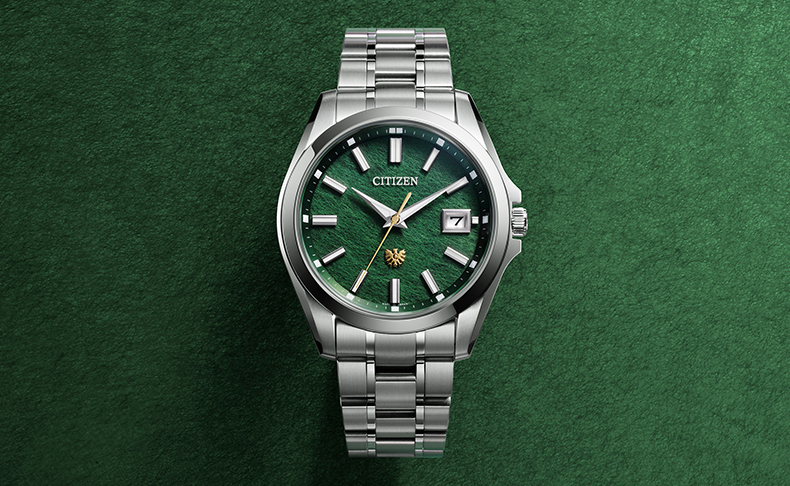 The CITIZEN(ザ・シチズン) 2026新作 ザ・シチズン「エコ・ドライブ 50周年限定モデル」。初めての草木染緑和紙文字板モデルが登場
