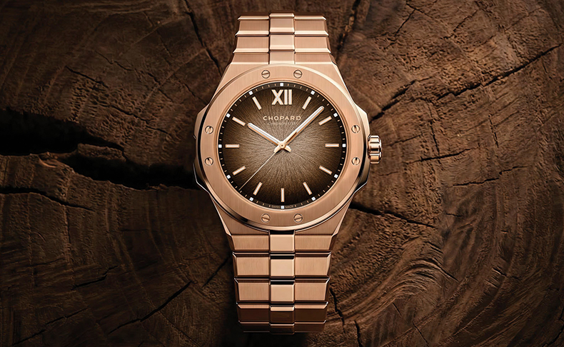 CHOPARD(ショパール) 2026新作 エシカルゴールド、“シェイド オブ ウッド”ブラウン文字盤、クロノメーター精度、そして卓越した仕上げ。ショパール「アルパイン イーグル 41 XP CS ローズゴールド」