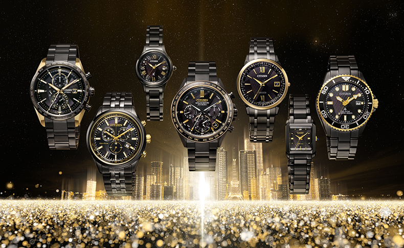 CITIZEN(シチズン) 2026新作 光発電「エコ・ドライブ」誕生50周年記念。「光と時」をテーマにしたブランド横断コレクション「LIGHT in BLACK」が2026年6月4日発売。ASIAN KUNG-FU GENERATIONがCMソングを書き下ろし
