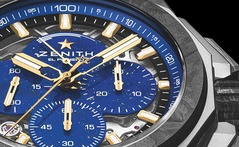 ZENITH(ゼニス) 2026新作 コントラストを追求したクロノグラフ。ゼニス「デファイ エクストリーム ラピスラズリ II」