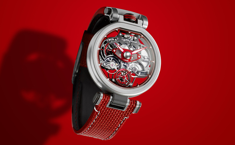BOVET(ボヴェ) 2026新作 ボヴェとピニンファリーナ、新作「アペルト 1 ロッソ」を発表。イタリアン・レーシングレッドをまとった新たな表現が、東京・銀座「アートインタイム」のグランドオープンを彩る