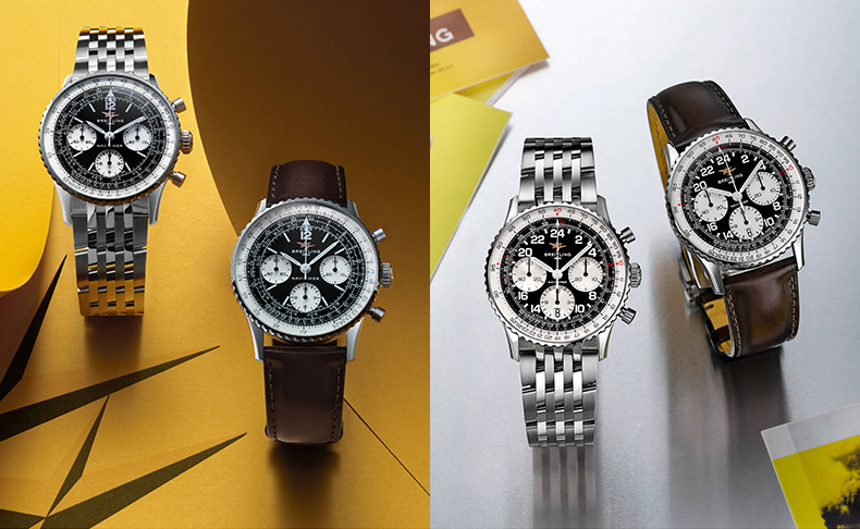 BREITLING(ブライトリング) 2026新作 アイコニックな「ツインジェット」ロゴをナビタイマーのコアコレクションに導入。ブライトリング「ナビタイマー B02 クロノグラフ 41 コスモノート」「ナビタイマー B09 クロノグラフ 41」