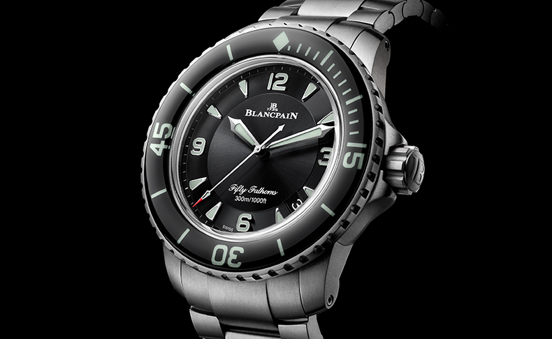 BLANCPAIN(ブランパン) 2020新作 アイコニックなブランパン「フィフティ ファゾムス オートマティック」および「フィフティ ファゾムス ラージデイト」がチタン製ブレスレットで登場