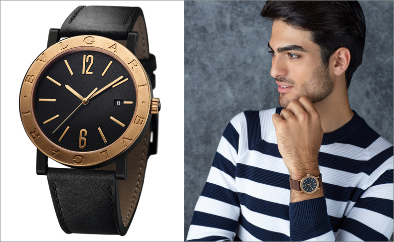 ブルガリ(BVLGARI) 「ブルガリ・ブルガリ」よりアンバサダーであるマッテオ・ボチェッリが纏う味わい深いブロンズ製の新作が誕生 ブランド腕時計 の正規販売店紹介サイトGressive/グレッシブ