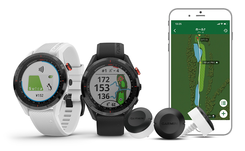 GARMIN(ガーミン) ガーミンのゴルフGPSウォッチ「Approach S62」に「Approach CT10」センサーパック3個がついてくるバンドルキャンペーン実施
