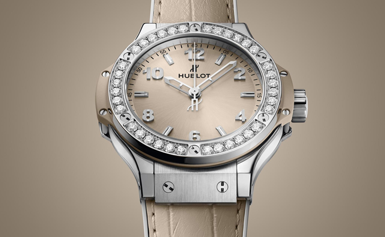 HUBLOT(ウブロ) 2021新作 タイムレスなベージュが放つ存在感。ウブロ「ビッグ・バン ベージュ ダイヤモンド 」