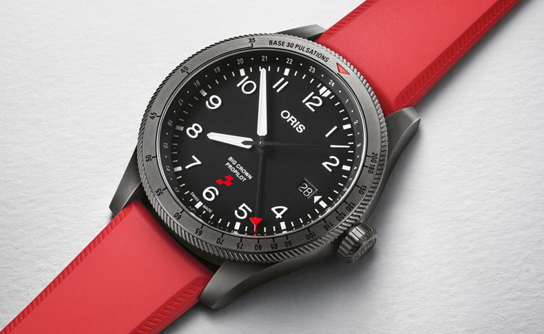 ORIS(オリス) 2021新作 スイスの航空レスキュー隊レガのスペックに合わせた21種の限定モデル。オリス「ビッグクラウン プロパイロット レガフリート リミテッドエディション」