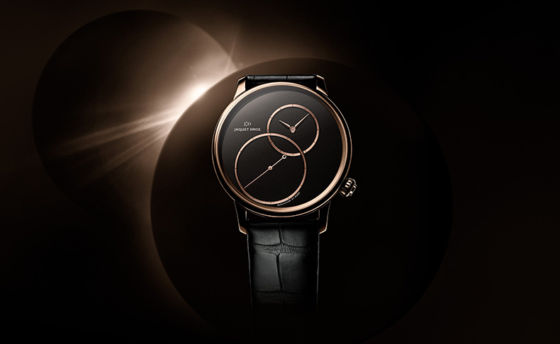 JAQUET DROZ(ジャケ・ドロー) 2020新作 ブラックジェイドが照らす明るい輝き。ジャケ・ドロー「グラン・セコンド オフセンター ブラックジェイド」  