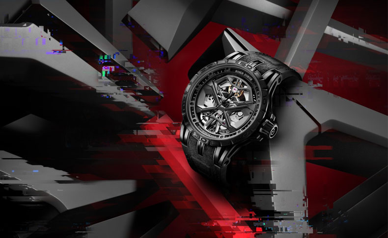 ROGER DUBUIS(ロジェ・デュブイ) 2020新作 ロジェ・デュブイとランボルギーニ・スクアドラ・コルセとのパートナーシップから新たにトータルブラックの「エクスカリバー ウラカン」登場