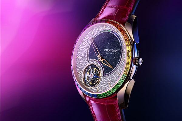 PARMIGIANI FLEURIER(パルミジャーニ・フルリエ) 2020新作 トゥールビヨンが浮かぶダイヤモンドの雨から虹へ、夜空へ。パルミジャーニ・フルリエ「トンダ 1950 ダブルレインボー フライングトゥールビヨン」