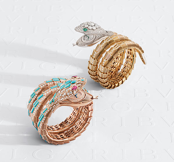BVLGARI(ブルガリ) 2022新作 自社製マイクロムーブメントを搭載した息を呑むようなジュエリーマスターピース。ブルガリ「セルペンティ ミステリオーシ ハイジュエリー シークレット ウォッチ」